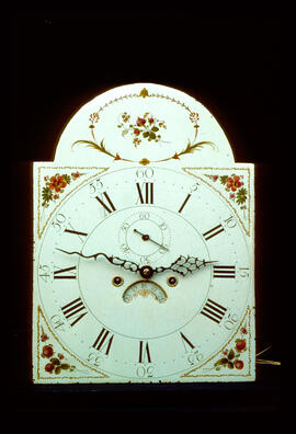 James Wilson, Birmingham: Low oval in arch dial, c.1790 / Clockmaker: unmarked