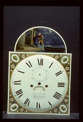 Walker & Hughes, Birmingham: Picture in arch dial, c.1835 / Clockmaker: John Parry, Ruthin, 1835–44