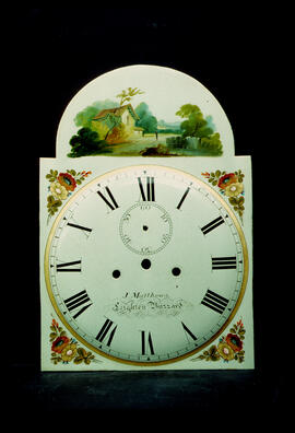 William Finnemore, Birmingham: Picture in arch dial, c.1830 / Clockmaker: J. Matthews, Leighton Buzzard, 1830–47