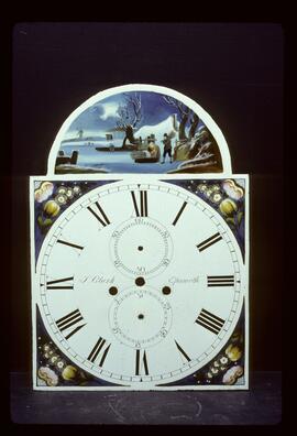 Christopher Wright, Birmingham: Picture in arch dial / Clockmaker: Thomas Clark, Epworth, 1828–76