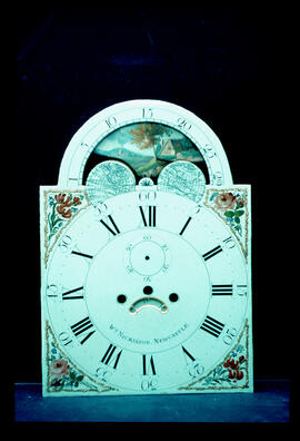 Ashwin & Company, Birmingham: Arched with moon dial, c.1790 / Clockmaker: William Nickisson, Newcastle, 1804