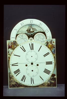Poston & Woolnough, Liverpool: Arched with moon dial, 1824-34 / Clockmaker: Robert Poston, Liverpool, 1824-34