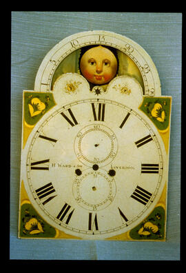 Samuel Wilkes, Birmingham: Arched with moon dial, 1820–31 / Clockmaker: Henry William Ward & Son, Liverpool, 1824–28