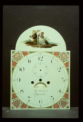 Edward Owen, Birmingham: Picture in arch dial / Clockmaker: W. Stanford, Yarmouth, c.1780