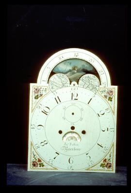 Thomas Osborne, Birmingham: Arched with moon dial, 1800 / Clockmaker: Ino. Foster, Peterborough, 1830