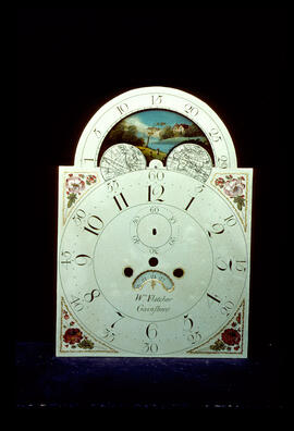 James Wilson, Birmingham: Arched with moon dial, 1800 / Clockmaker: William Fletcher, Gainsborough