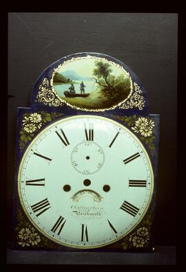 William Finnemore, Birmingham: Low oval in arch dial, 1840s / Clockmaker: C. Collingbourne, Brinkworth