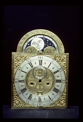 Unknown maker: Brass arched moon dial / Clockmaker: Joseph Smith, Chester