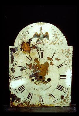 Osborne & Wilson, Birmingham: Birds in arch dial, c.1775 / Clockmaker: Thomas Birchall, Nantwich, 1755–1812