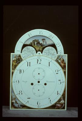 Edward Owen, Birmingham: Arched with moon dial, 1803–21 / Clockmaker: William Waight, Birmingham, 1790–1835