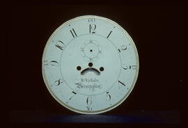 William, Caleb and Joshua Nicholas, Birmingham: Round dial, 1810? / Clockmaker: W., C. and J. Nicholas