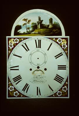 Walker & Hughes, Birmingham: Picture in arch dial / Thomas Bladon, Uttoxeter, 1840