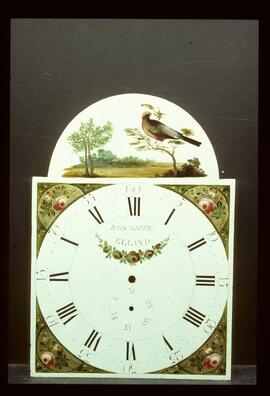 Beilby Hawthorne & Whitaker, Newcastle: Birds in arch dial / Clockmaker: Nathaniel Radcliffe, Elland