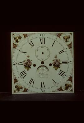 James Richardson, Birmingham: Square dial / Clockmaker: William Toleman, Caernarfon, 1765–1851