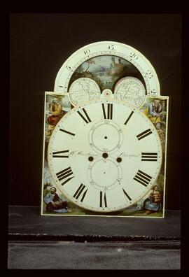 Poston & Woolnough, Liverpool: Arched with moon dial / Clockmaker: Moorhouse, Liverpool, 1820-30