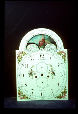 Walker & Hughes, Birmingham: Arched with moon dial, 1815–20 / Clockmaker: William Holland, Chester, 1782–1828