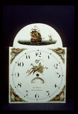 William Finnemore, Birmingham: Picture in arch dial, 1812–52 / Clockmaker: James Pratt, Askrigg, 1787–1850