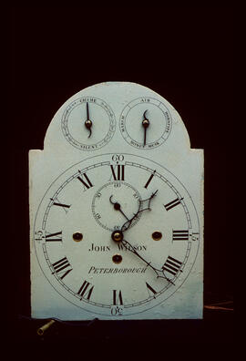 Unknown maker: Other dial type / Clockmaker: John Wilson, Peterborough, 1817