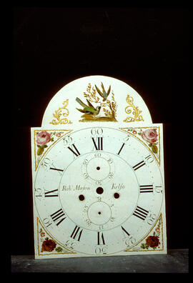 James Wilson, Birmingham: Birds in arch dial, c.1790 / Clockmaker: Robert Mason, Kelso, 1809