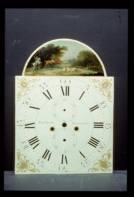 Thomas Osborne, Birmingham: Picture in arch dial, c.1777–80 / Clockmaker: Thomas Griffiths, Birmingham, 1782