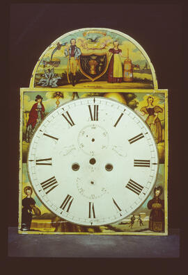 Unknown maker, Scottish made: Picture in arch dial / Clockmaker: Robert Jardine, Bathgate, 1836
