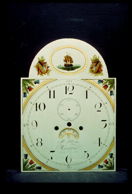 William Finnemore, Birmingham: Low oval in arch dial, 1812–15 / Clockmaker: B. Allen, Leicester