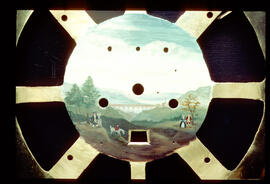 Unknown maker: 12 o'clock moon dial / Clockmaker: unmarked