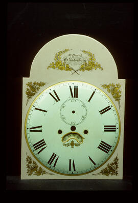 William Finnemore, Birmingham: Other arch dial, 1828–36 / Clockmaker: W. Burch, Glastonbury