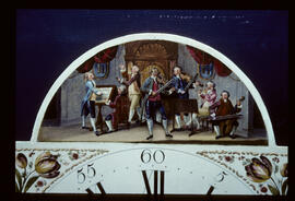 James Wilson, Birmingham: Automata dial, 1795 (arch detail) / Clockmaker: Samuel Deacon, Barton, 1746–1816