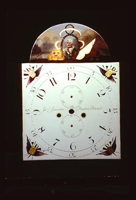 Thomas Osborne, Birmingham: Picture in arch dial / Clockmaker: James Jameson, Newton Stewart