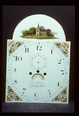 Walker & Hughes, Birmingham: Picture in arch dial, c.1818 / Clockmaker: Thomas Glase, Bridgnorth, 1828–50
