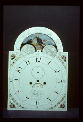 Jones & Carter, Birmingham: Arched with moon dial, 1810 / Clockmaker: John Winstanley, Holywell, 1791–1840