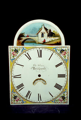 Christopher Wright, Birmingham: Picture in arch dial, 1835–45 / Clockmaker: Thomas Glase, Bridgnorth, 1828–50