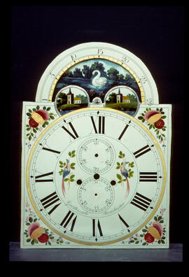Samuel Wilkes or Wilkes & Son, Birmingham: Arched with moon dial, 1828–52 / Clockmaker: John Garthwaite, Manchester, 1820