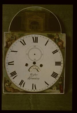 Samuel Baker & Son, Birmingham: Picture in arch dial / Clockmaker: John Rigby, Coventry, 1828–42