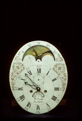 James Wilson, Birmingham: Other dial type (oval), c.1790 / Clockmaker: W. Evans, Poolquay