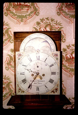 James Wilson, Birmingham: 12 o'clock moon dial, 1790s / Clockmaker: Lawrence Shakeshaft, Preston, 1782–1848