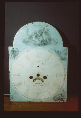 Samuel Wilkes & Son, Birmingham: Picture in arch dial / Clockmaker: Alexander Lindsay, Dungannon, 1840–68