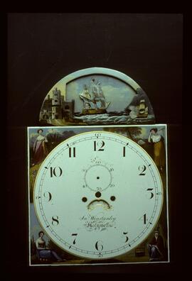 Walker & Hughes, Birmingham: Automata dial, 1812–15 / Clockmaker: John Winstanley, Holywell, 1791–1840