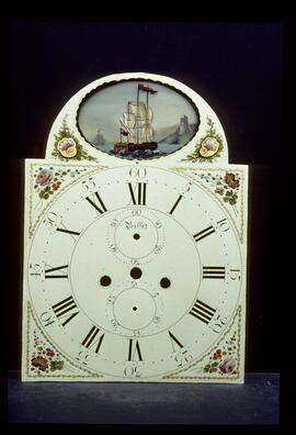 Thomas Osborne, Birmingham: Automata dial, 1795–1800 / Clockmaker: William Bissett, Perth, 1808