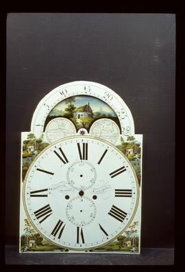 Poston & Woolnough, Liverpool: Arched with moon dial / Clockmaker: W. Moorhouse, Liverpool, 1835