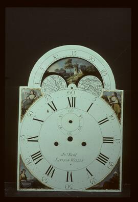 James Wilson, Birmingham: Arched with moon dial, 1785–90/ Clockmaker: John Kent, Saffron Walden, 1764–90