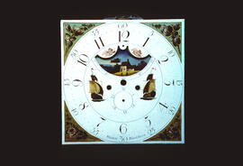 James Wilson, Birmingham: 12 o'clock moon dial, 1803 / Clockmaker: Thomas Watson, Blackburn, 1770–95