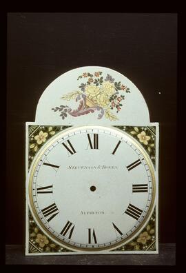 Samuel Wilkes or Wilkes & Son, Birmingham: Other arch dial / Clockmaker: Stevenson & Bowen, Alfreton, 1835–49