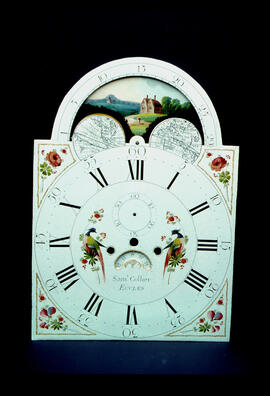 James Wilson, Birmingham: Arched with moon dial / Clockmaker: Samuel Collier, Eccles, 1750–1806