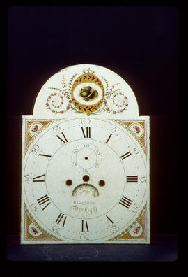 Walker & Finnemore, Birmingham: High oval in arch dial, 1808 / Clockmaker: R. Griffiths, Denbigh, 1791–1840