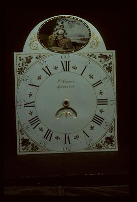 James Wilson, Birmingham: Low oval in arch dial / Clockmaker: William Timmis, Alfreton, 1791–95