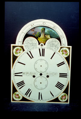 Samuel Wilkes or Wilkes & Son, Birmingham: Arched with moon dial / Clockmaker: R. Pickford, Liverpool, 1848–51