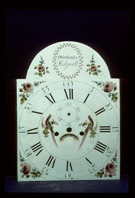 Thomas Osborne, Birmingham: High oval in arch dial, 1791–95 / Clockmaker: John Winstanley, Hollywell, 1791–1840