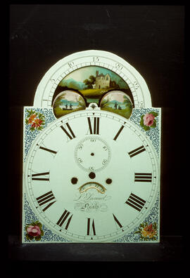 William Finnemore, Birmingham: Arched with moon dial, 1840 / Clockmaker: Samuel Lazarus, Neath, 1848